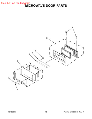 Picture of Whirlpool HNDLE-DOOR - Part# W10317140