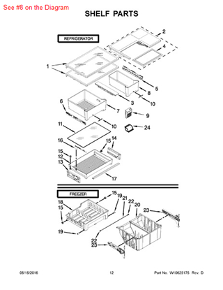 Picture of Whirlpool PAN-CRISPR - Part# W10317184