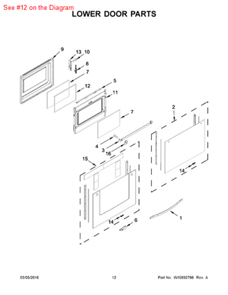 Picture of Whirlpool INSULATION - Part# W10321285