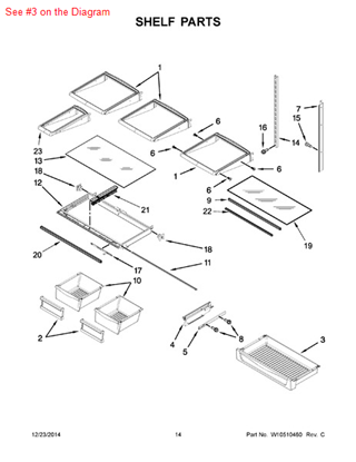 Picture of Whirlpool PAN-UTILTY - Part# W10330534