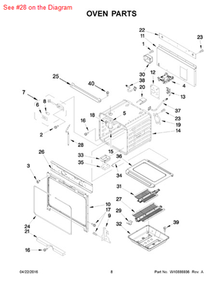 Picture of Whirlpool IGNTR-OVEN - Part# W10332287