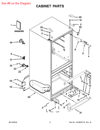 Picture of Whirlpool ENDCAP-GRL - Part# W10339257