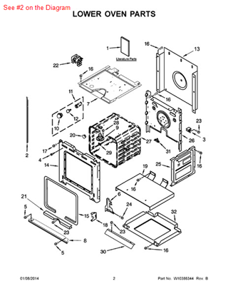 Picture of Whirlpool TRIM - Part# W10339499