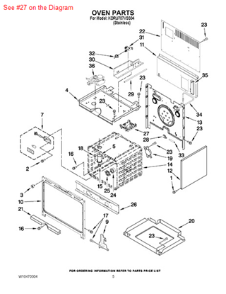 Picture of Whirlpool CNTRL-ELEC - Part# W10339702