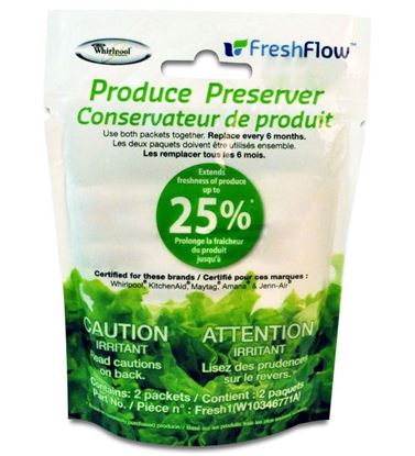 Picture of Fresh Flow Produce Preserver Replacement Packet By Whirlpool - Part# W10346771A