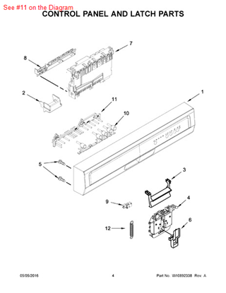 Picture of Whirlpool GUIDE - Part# W10350295