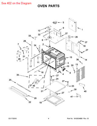 Picture of Whirlpool TRIM - Part# W10351236