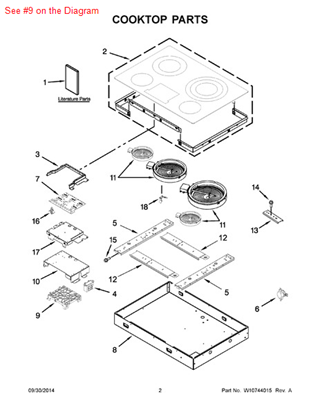 Picture of Whirlpool CNTRL-ELEC - Part# W10353571