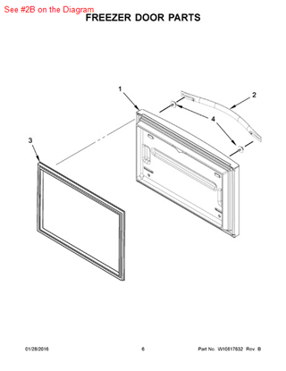 Picture of Whirlpool HANDLE - Part# W10358073