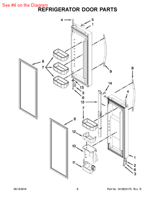 Picture of Whirlpool THIMBLE - Part# W10366270