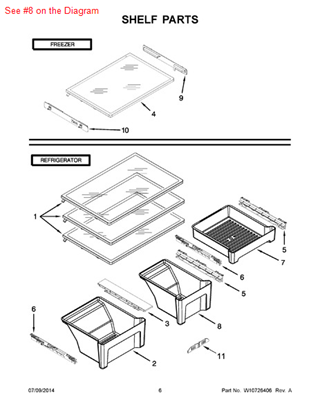 Picture of Whirlpool PAN-CRISPR - Part# W10373943