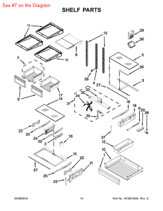 Picture of Whirlpool PAN-CRISPR - Part# W10397313