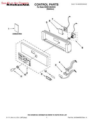 Picture of Whirlpool PANL-CNTRL - Part# W10426248