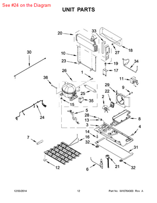 Picture of Whirlpool HARNS-WIRE - Part# W10442270