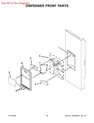 Picture of Whirlpool TRAY-DRIP - Part# W10445059