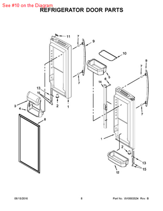 Picture of Whirlpool MAT - Part# W10449760