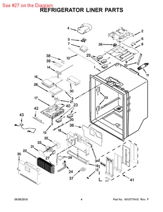 Picture of Whirlpool GASKET - Part# W10470981