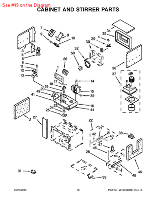 Picture of Whirlpool SENSOR - Part# W10475857