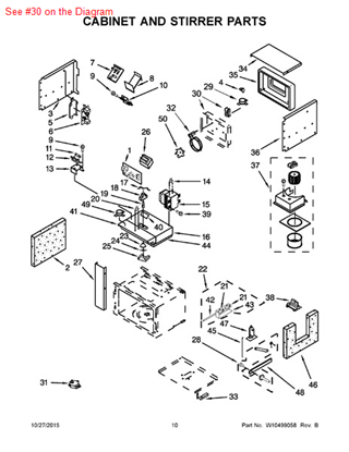 Picture of Whirlpool MTR-CONVCT - Part# W10493733