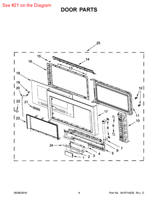 Picture of Whirlpool NAMEPLATE - Part# W10518673