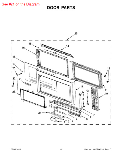 Picture of Whirlpool NAMEPLATE - Part# W10518673