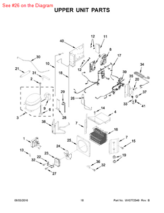 Picture of Whirlpool VALVE - Part# W10545670