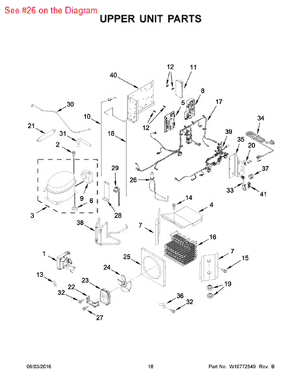 Picture of Whirlpool VALVE - Part# W10545670