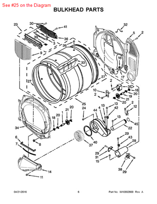 Picture of Whirlpool DRUM (DROP SHIP) - Part# W10549246