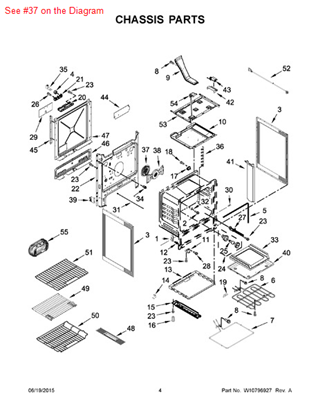 Picture of Whirlpool FAN-CONVCT - Part# W10563084