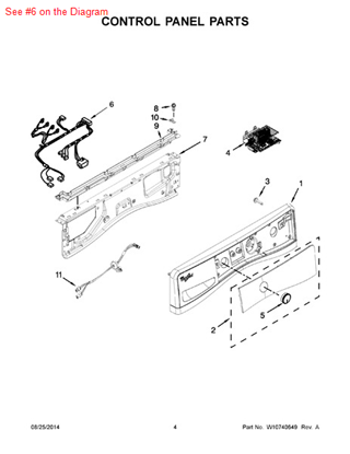 Picture of Whirlpool HARNS-WIRE - Part# W10572164