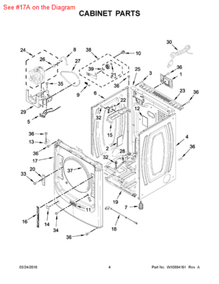 Picture of Whirlpool PANEL - Part# W10637127