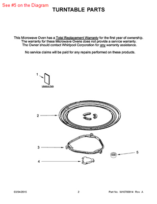 Picture of Whirlpool FOOT-BASE - Part# W10644489