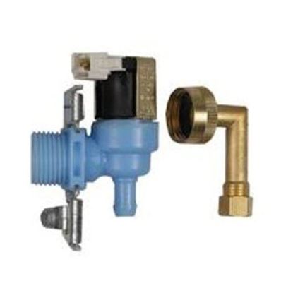 Picture of Whirlpool KitchenAid Roper Amana Jenn-Air Maytag Gaffers and Sattler Magic Chef Sears Kenmore Admiral Dishwasher Water Inlet Fill Valve Kit - Includes Brass Fitting - Part# W10648041