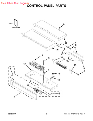 Picture of Whirlpool CNTRL-ELEC+CORECHARGE6 - Part# W10659985