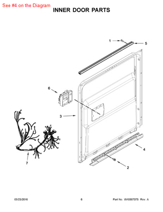 Picture of Whirlpool SEAL - Part# W10667473