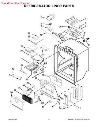 Picture of Whirlpool COVER - Part# W10669663