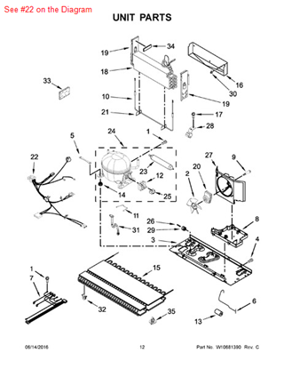 Picture of Whirlpool HARNS-WIRE - Part# W10679216