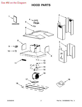 Picture of Whirlpool MOTOR-FAN - Part# W10692945