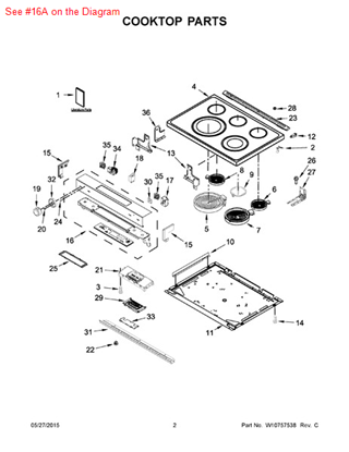 Picture of Whirlpool PANL-CNTRL - Part# W10697317