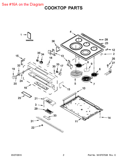 Picture of Whirlpool PANL-CNTRL - Part# W10697317