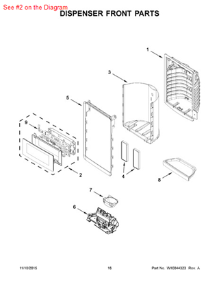 Picture of Whirlpool CNTRL-ELEC - Part# W10705283