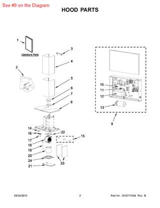 Picture of Whirlpool CNTRL-ELEC+CORECHARGE6 - Part# W10711016