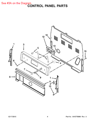 Picture of Whirlpool PANL-CNTRL - Part# W10714869