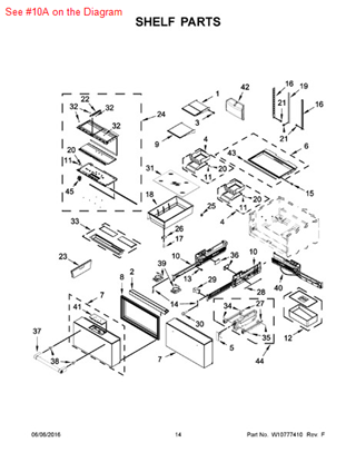 Picture of Whirlpool ADAPTER - Part# W10718057