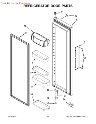 Picture of Whirlpool HANDLE - Part# W10776877