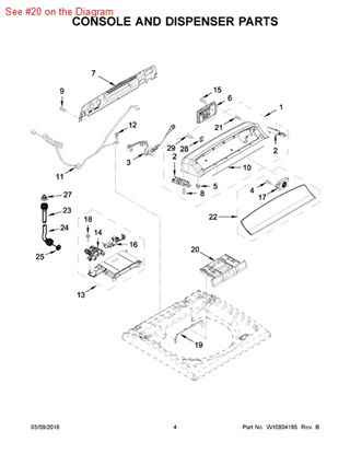 Picture of Whirlpool DRAWER - Part# W10795358