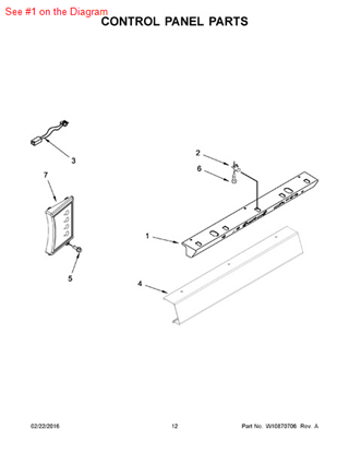 Picture of Whirlpool CONTRL-BOX - Part# W10798005