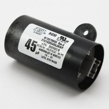 Picture of Whirlpool Maytag Magic Chef KitchenAid Roper Norge Sears Kenmore Admiral Amana Clothes Washer Washing Machine MOTOR RUN CAPACITOR - Part# W10804665