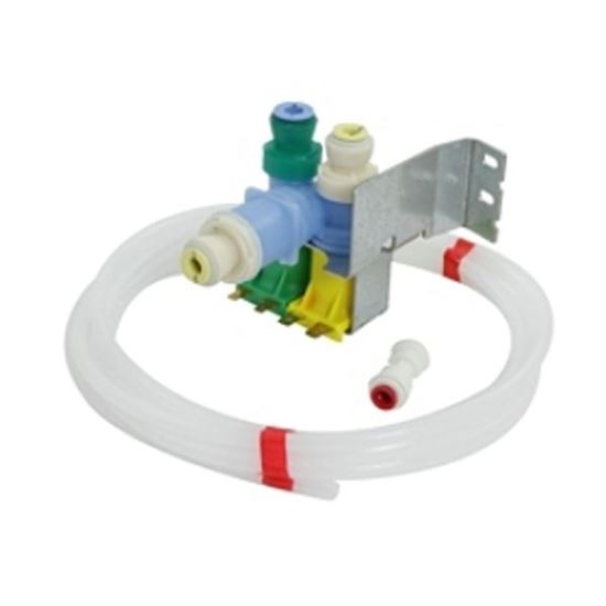 Picture of Whirlpool Jenn-Air KitchenAid Maytag Roper Admiral Sears Kenmore Norge Magic Chef Amana Refrigerator Water Inlet Fill Valve - Part# W10822681