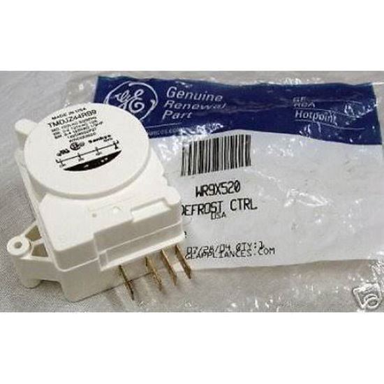 Picture of GE General Electric Hotpoint Sears Kenmore Refrigerator Defrost Timer 15 Hour 44 Minute - Part# WR9X520